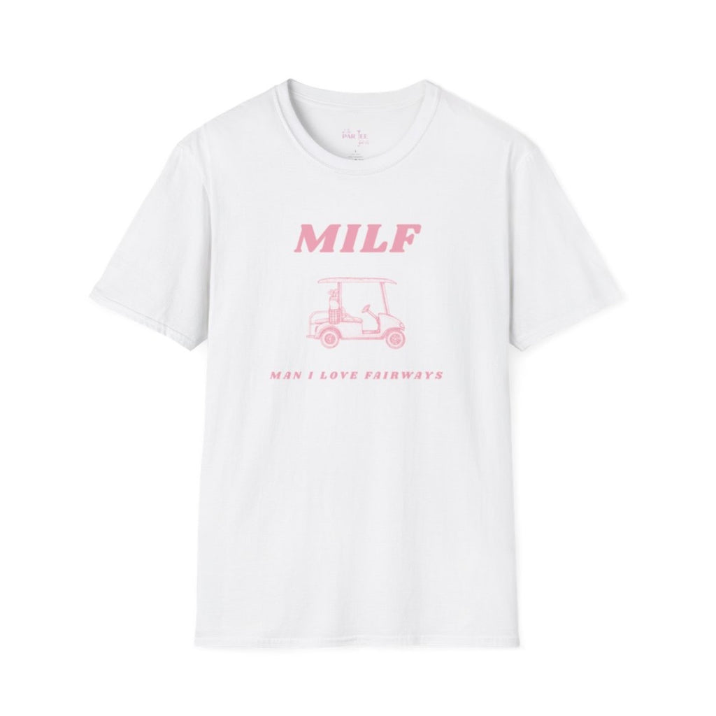 Man I Love Fairways Tee Pink