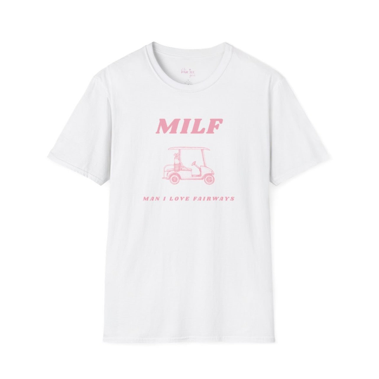 Man I Love Fairways Tee Pink