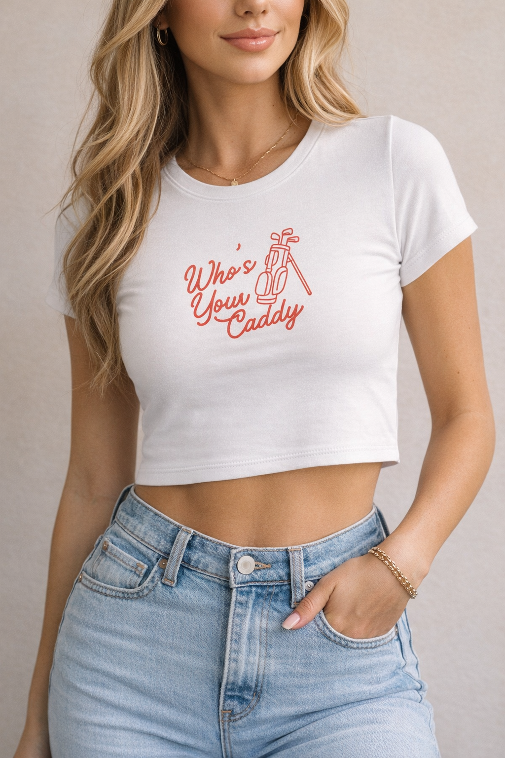 Who's Your Caddy Baby Tee