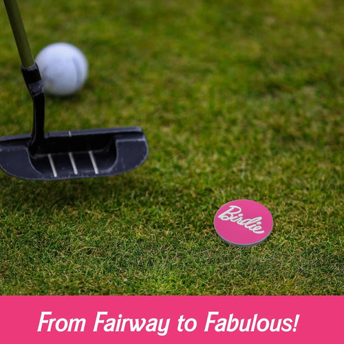 Barbie Inspired “Birdie” Golf Ball Marker