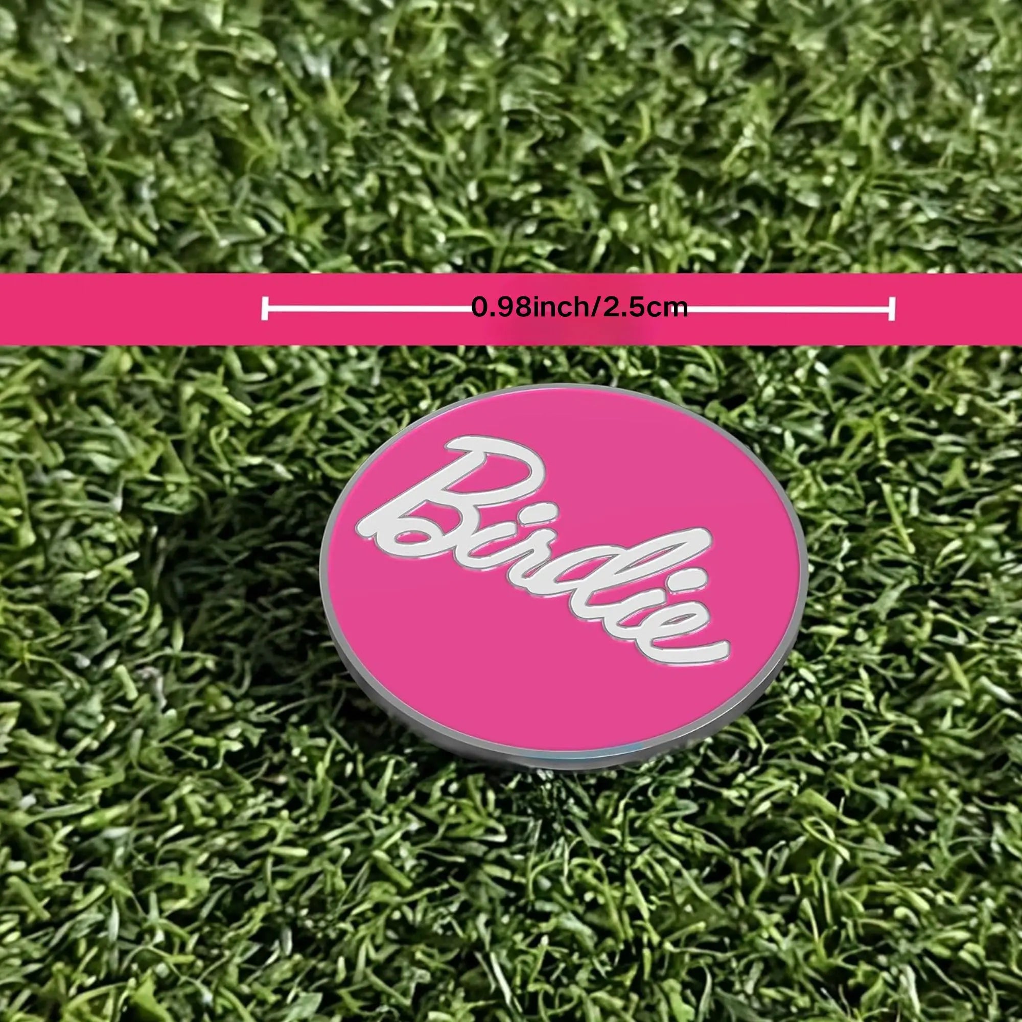 Barbie Inspired “Birdie” Golf Ball Marker