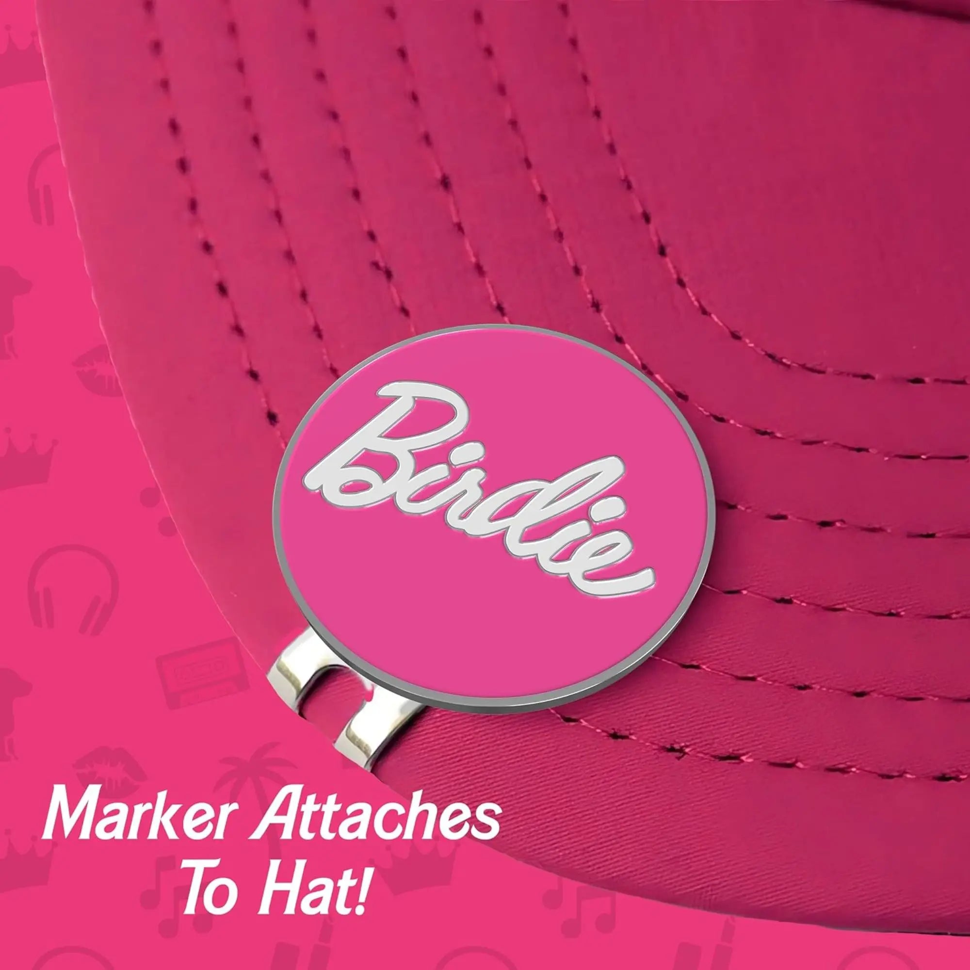 Barbie Inspired “Birdie” Golf Ball Marker